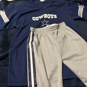 Franklin Dallas Cowboys Kids Jersey and Pants Uniform Set Large